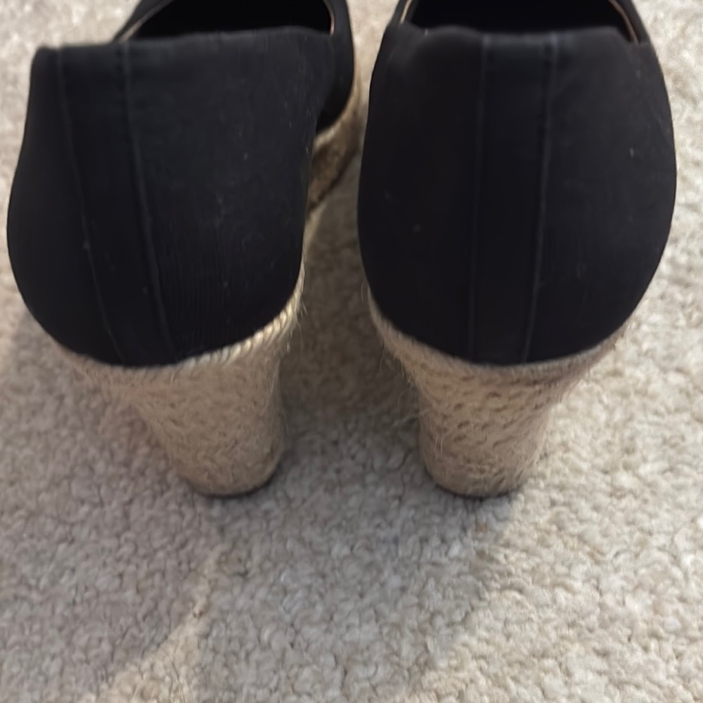 J. Crew Black Espadrille Shoes - Picture 5 of 6